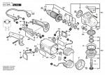 Bosch 0 601 849 042 GWS 20-180 H Angle Grinder GWS20-180H Spare Parts